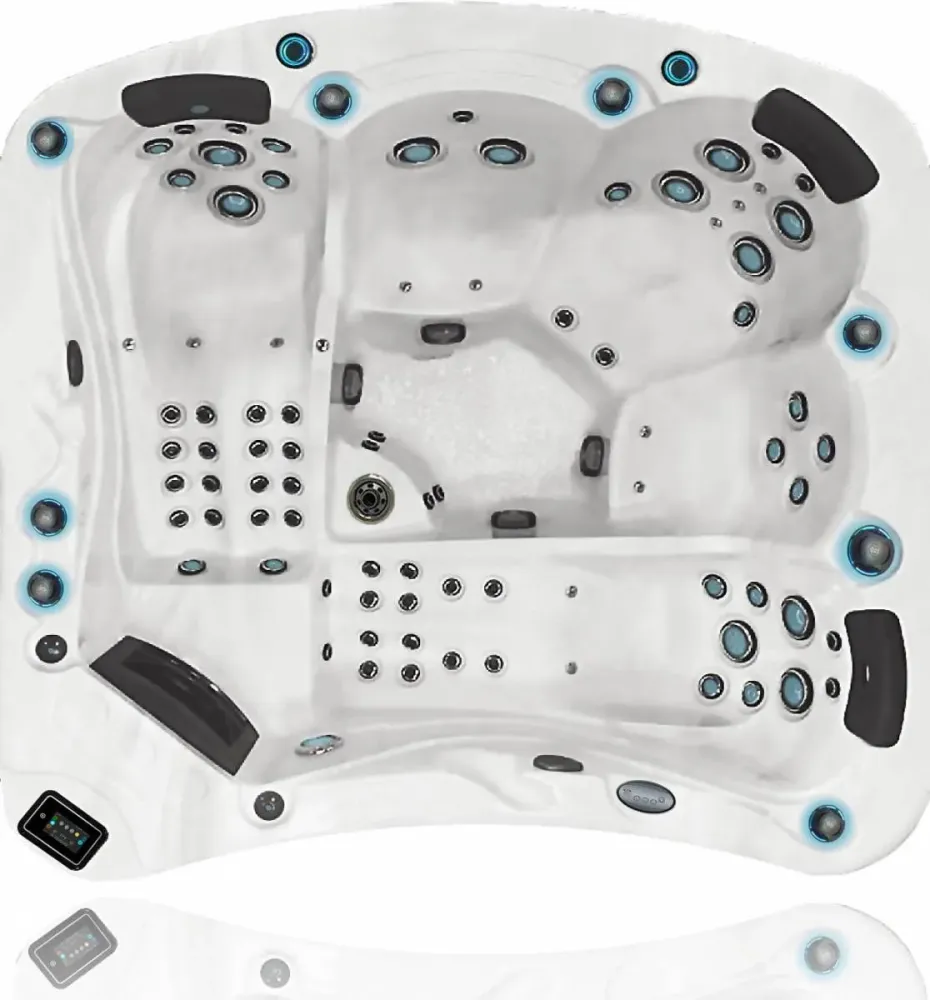 Spa Canadien 5 Places Executive 2300 X 2300 x 100 2 allongées 3 assises à Gujan Mestras.